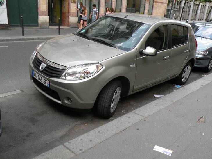  avant de Dacia sandero